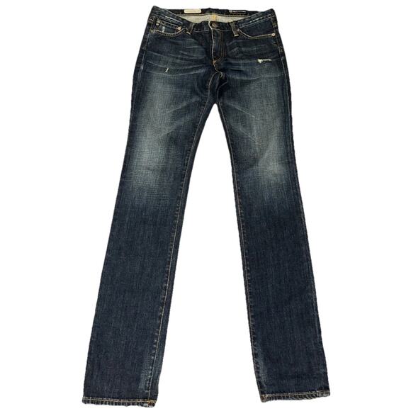 Adriano Goldschmied Jeans Blue Women’s 28R The Premiere Skinny Straight - Picture 2 of 15